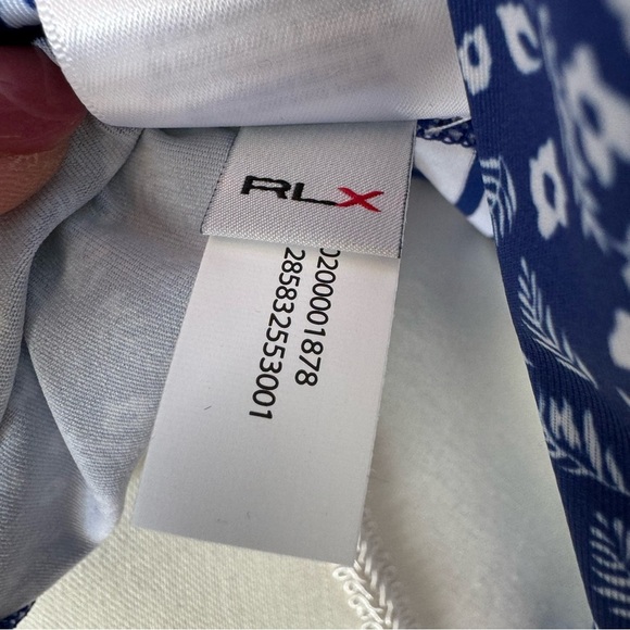 Ralph Lauren RLX UV Protection Wicking Mini Island Daisy PGA Golf 1/4 Zip Medium - Picture 8 of 8